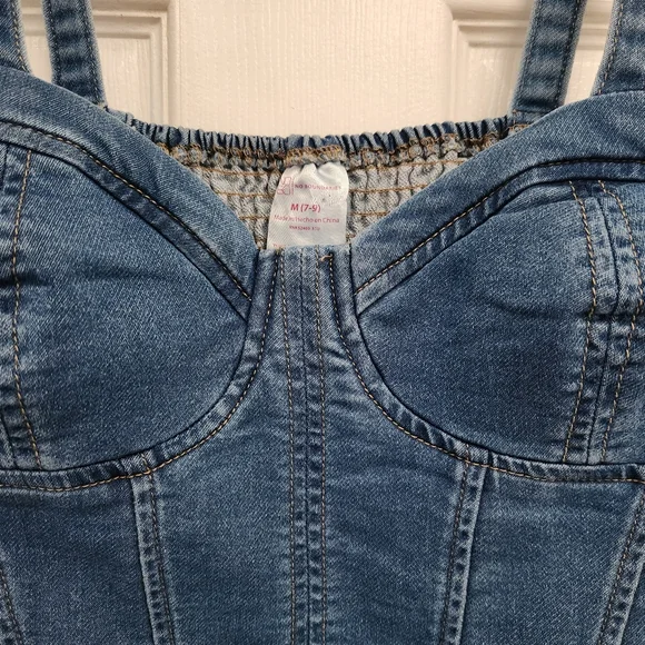 No Boundaries Denim Blue Corset - Picture 3 of 11